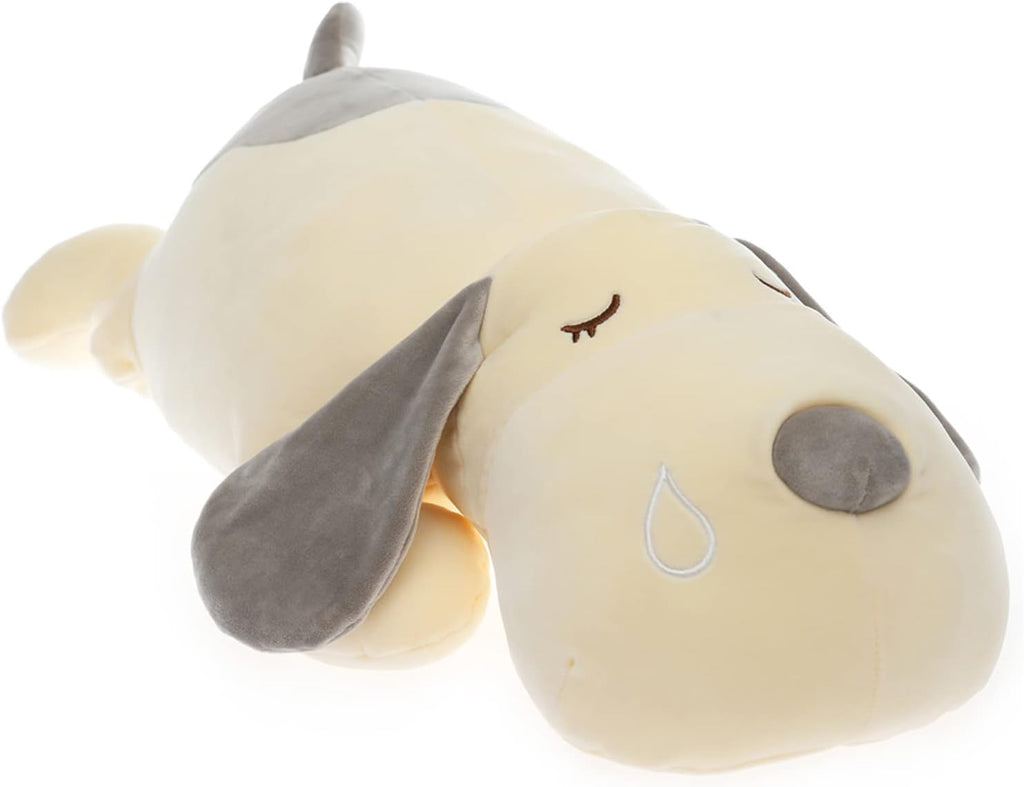 Brown Dog Plushie Body Pillow 17.7 Inch
