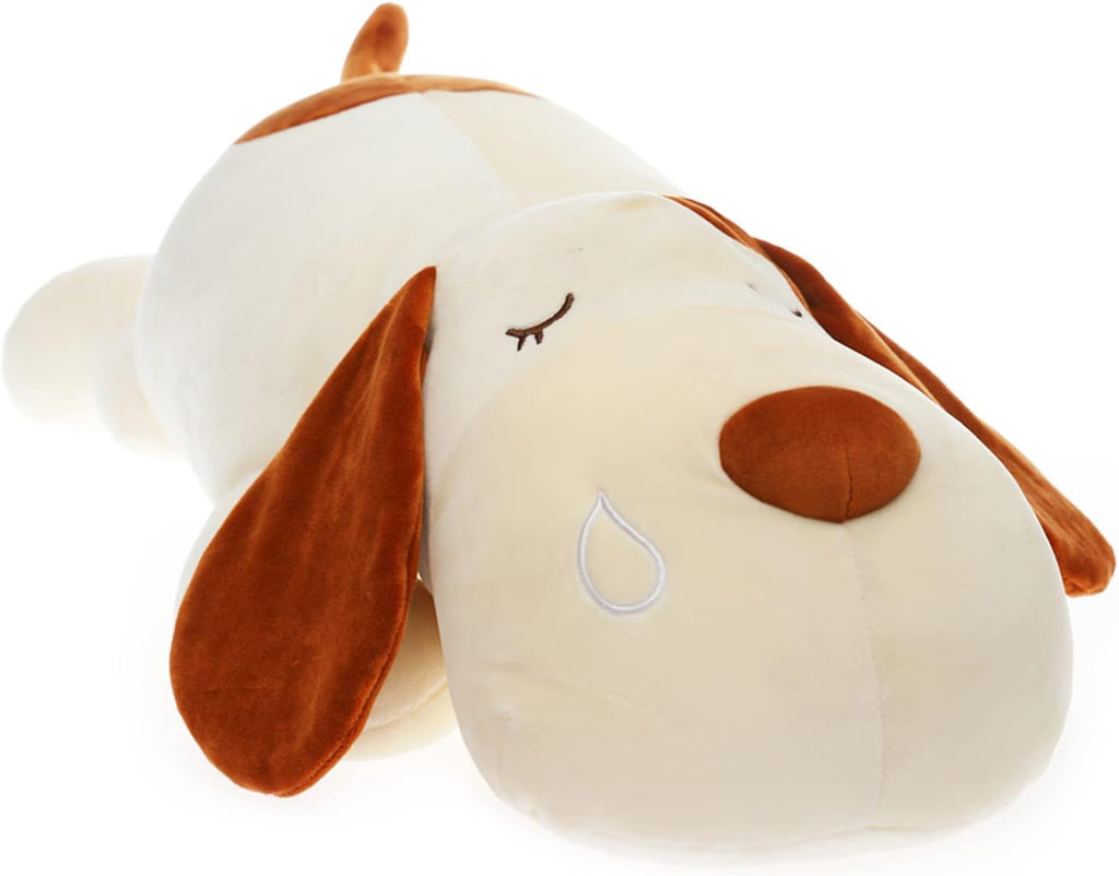 Brown Dog Plushie Body Pillow 17.7 Inch