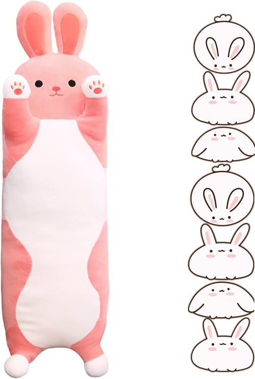 Black Cat Plush Sleeping Body Pillow 27.55 Inch
