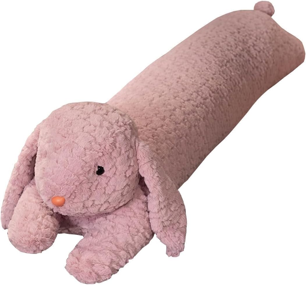 White Rabbit Plush Long Body Pillow 47 Inch